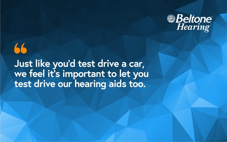 Test-drive our hearing aids